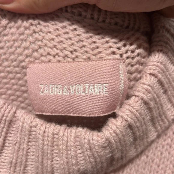 ZADIG & VOLTAIRE Alma Mon amour turtle neck merino wool sweater - Picture 2 of 9